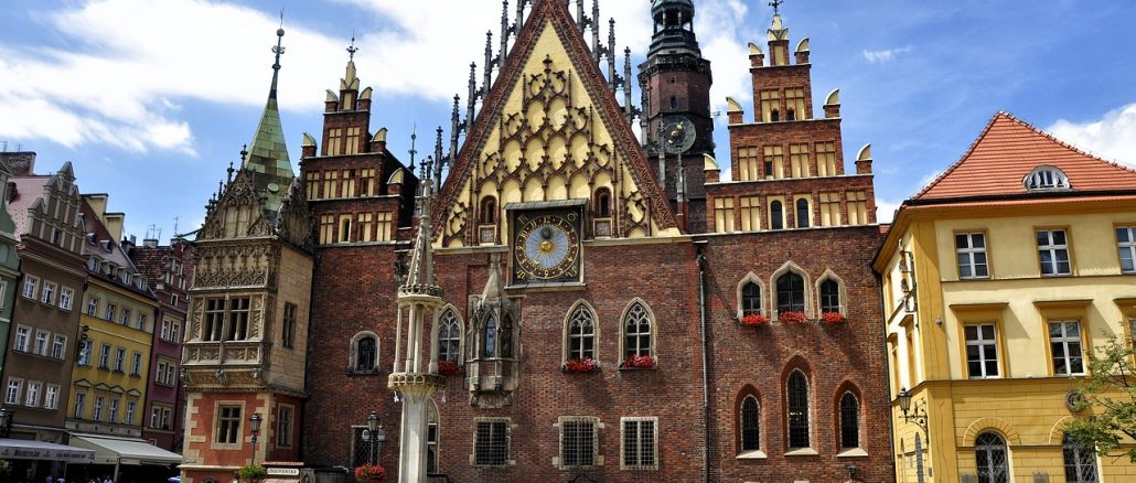 wroclaw, lower silesia, architecture